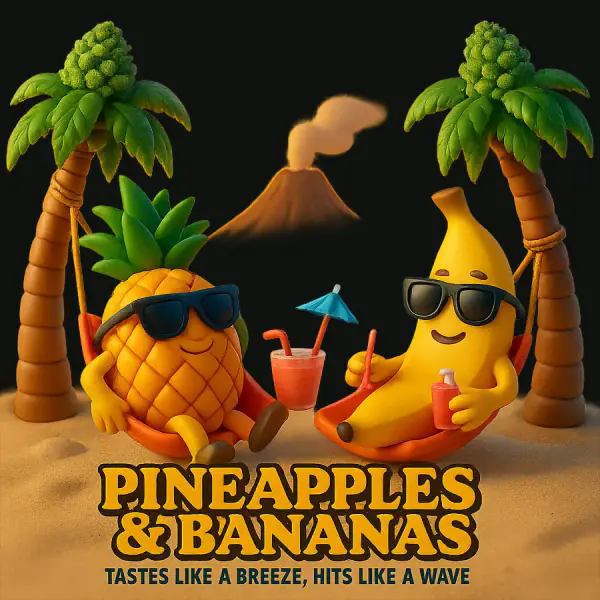 Pineapples and Bananas by Little b Trees product card for GrowmiesNJ